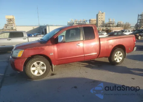 2004 Nissan Titan Xe z USA, uszkodzony, nr VIN 1N6AA06A84N590763